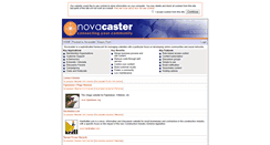 Desktop Screenshot of novacaster.com